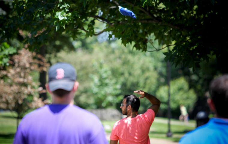 Seth's over the shoulder toss